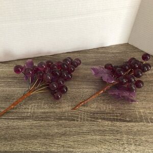 Vtg Lucite Grape Clusters